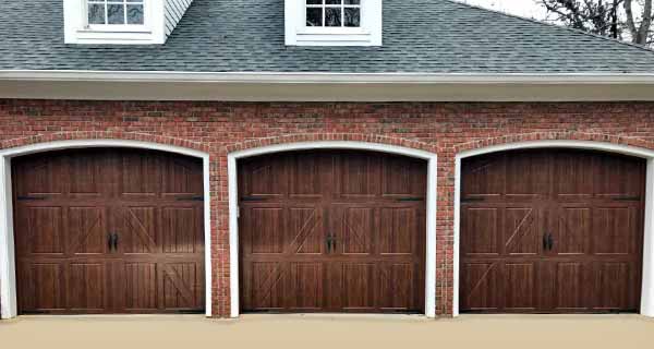 Three-Car Garage with Custom Garage Doors Jefferson, GA